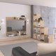 thumbnail image 2 of Living Combo Panel Tv 55 Pulgadas Beijing Rovere/Blanco + Biblioteca E, 2 of 9