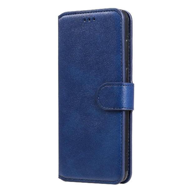 Funda Billetera para Xiaomi Redmi 10A con Porta Tarjetas y Soporte Ajustable Azul