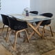 thumbnail image 1 of Comedor Mesa Medlock 140x90cms + 4 sillas Cup negro, 1 of 3