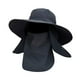 thumbnail image 1 of Sombrero Para El Sol Con Visera Extraíble Con Solapa Para El Cuello, Sombrero De Pesca Para Adultos De Ala Ancha, 1 of 3