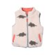 thumbnail image 1 of Parka Bebe Niño Sin Mangas Reversible Naranjo, 1 of 3