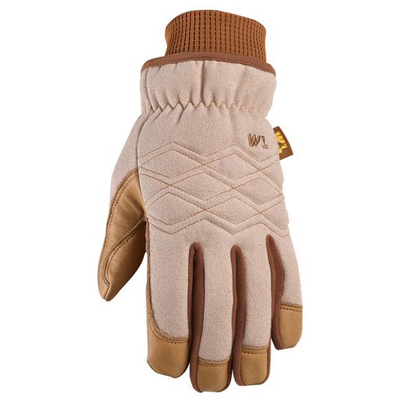 Guantes de trabajo Wells Lamont HydraHyde para mujer, color marrón, talla M