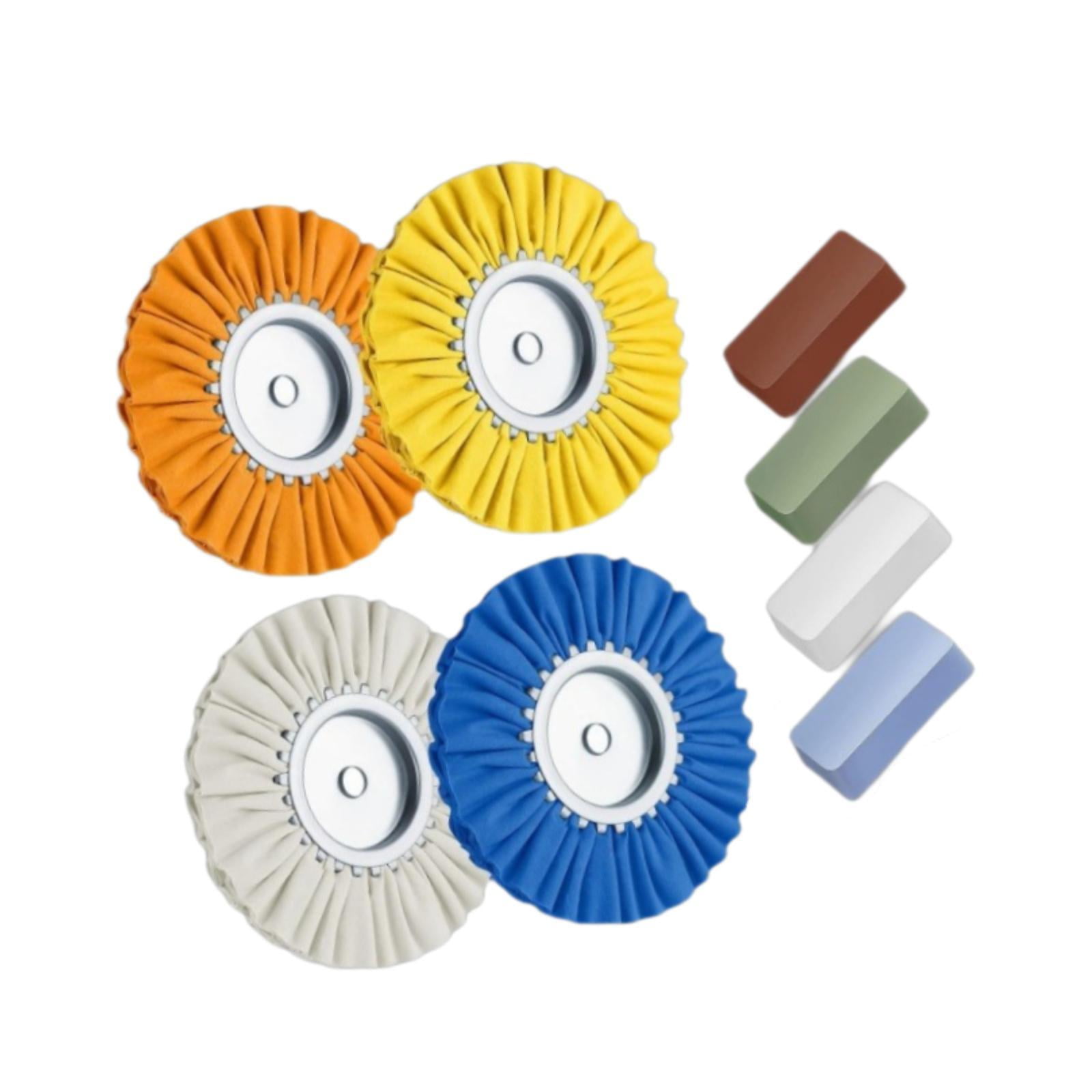 Ioensy - Kit De 8 Ruedas Pulidoras De Metal, Herramienta De Pulido Para Cobre Y Aluminio