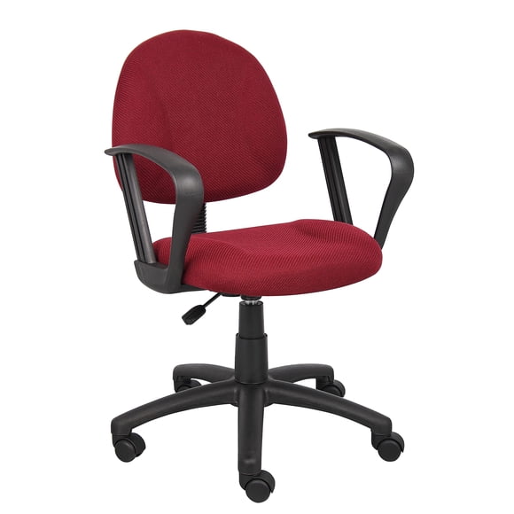 Silla de Oficina BOSS Perfect Posture Delux de Tela Burdeos