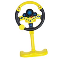 Bothyi - Volante Simulado Para Niños Controlador De Conducción Con Música Y Amarillo Claro