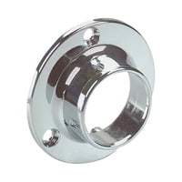 Barra De Armario Con Brida Knape & Vogt, Acero Cromado Pulido, 3,2 Cm