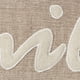 thumbnail image 2 of Almohada decorativa Rizzy Home T09960 con relleno de plumón, 11 x 21 cm, color natural, 2 of 3