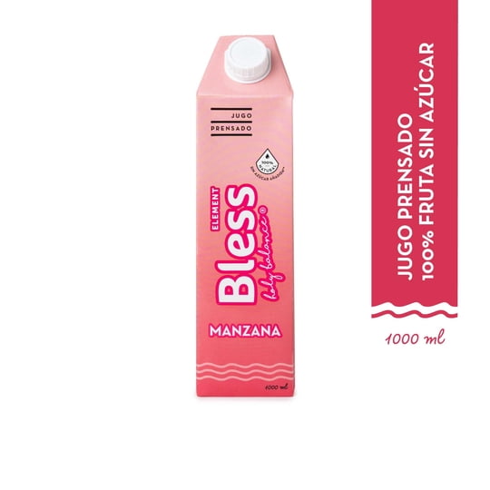 Jugo Manzana Caja 1 L Bless