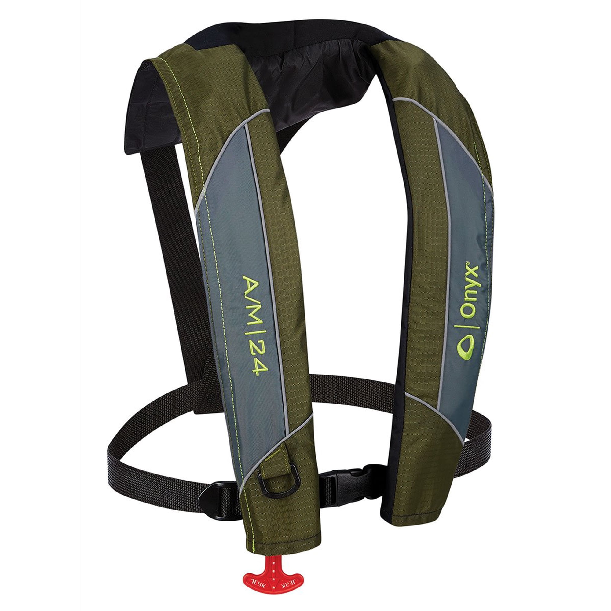 Chaleco Salvavidas Onyx Serie A/m-24, Automático Y Manual, Verde, Para Adultos