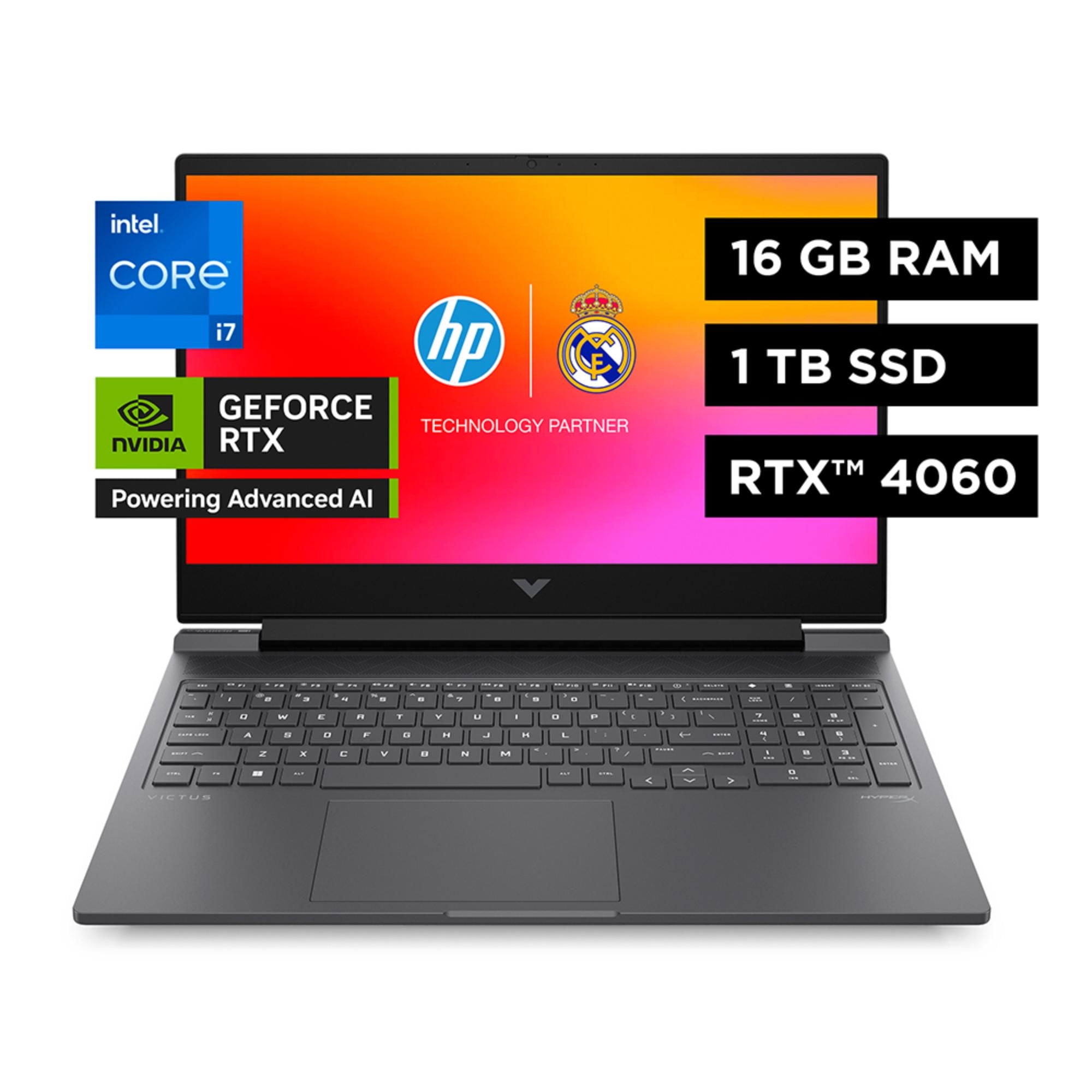 Hp - Notebook Victus 16-R1015La 16.1"" Fhd Intel Core I7 16Gb 1Tb Rtx 4060 Plateado