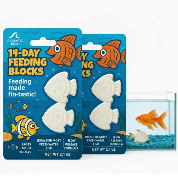 Alimentador de Peces Atlantic Rush - Bloques de Alimentación de 14 Días (4)