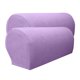 thumbnail image 5 of Juego De 2 Fundas De Reposabrazos De Sofá De Franela Impermeables Para Muebles, Morado, 5 of 5