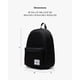 thumbnail image 3 of Mochila Herschel Supply Co. Clásica XL negra 30L, 3 of 7