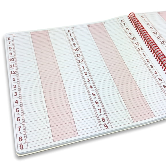 Agenda Portage Grande 32 cm × 34 cm, 6 columnas, sin fechas