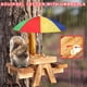 thumbnail image 4 of Comedero para Ardillas Gnodry con Paraguas y Mesa de Picnic, 4 of 7