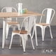 thumbnail image 3 of Pack de 4 Sillas Tolix con Asiento de Madera - Blancas, 3 of 3