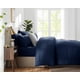 thumbnail image 4 of Juego de edredón CozyLux, color azul marino, tamaño completo, 7 piezas, cama en bolsa, 4 of 7