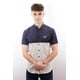 thumbnail image 1 of camisa Bi color azul y blanco manga corta fit, 1 of 3