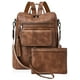 thumbnail image 1 of Mochila Para Mujer De Piel Impermeable Antirrobo, 1 of 3