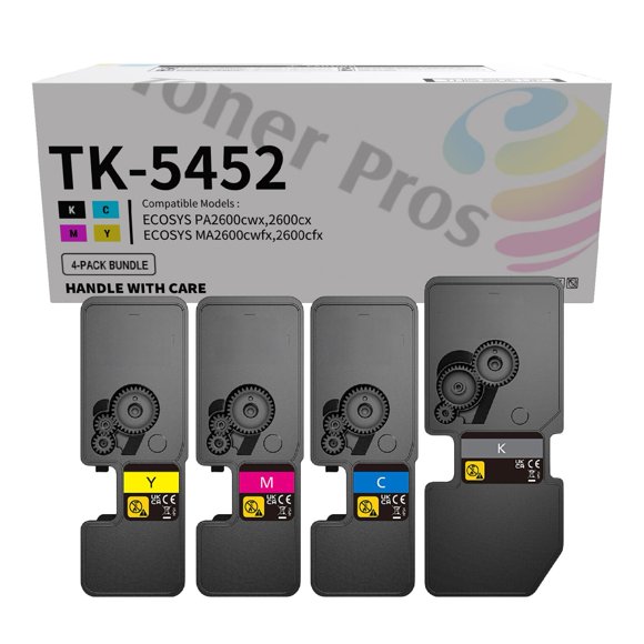 Cartucho de tóner Toner Pros TK-5452 (paquete de 4 colores)