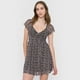 thumbnail image 2 of Vestido Mujer Corto Malla Animal Print Café Corona, 2 of 5