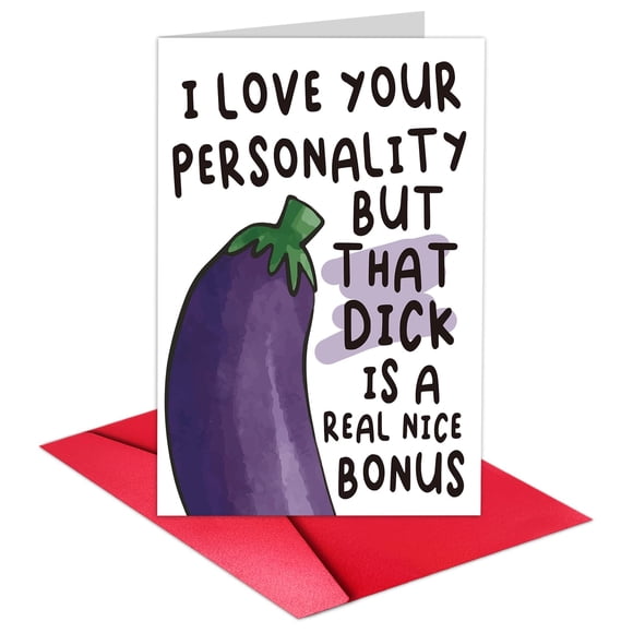 Tarjeta de San Valentín TQDaiker divertida, obscena y con humor