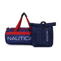 Nautica - Bolso Valar + Mochila Bend Azul