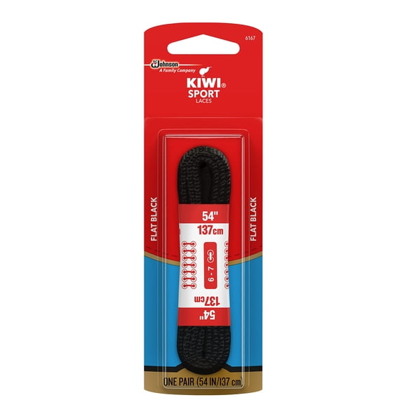 Cordones para zapatos Kiwi Athletic negros 54 cm