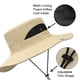 thumbnail image 3 of Sombreros para el sol de ala ancha con protección UV, plegables, para playa, pesca y actividades al aire libre., 3 of 5
