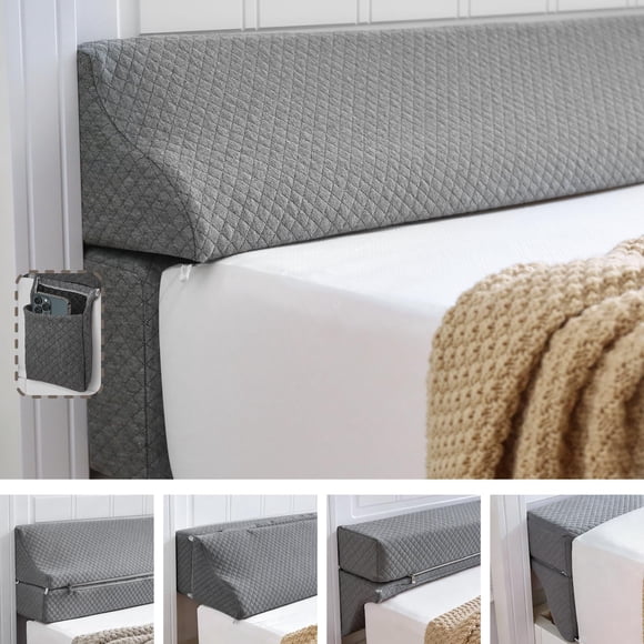Cojín cuña para cama Couzssyhi 152 cm Queen plegable, relleno de hueco