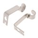 thumbnail image 5 of Juego De 2 Uds De Barra De Poste De Cortina De Metal Soporte De Pared Soporte De Gancho Argent, 5 of 5