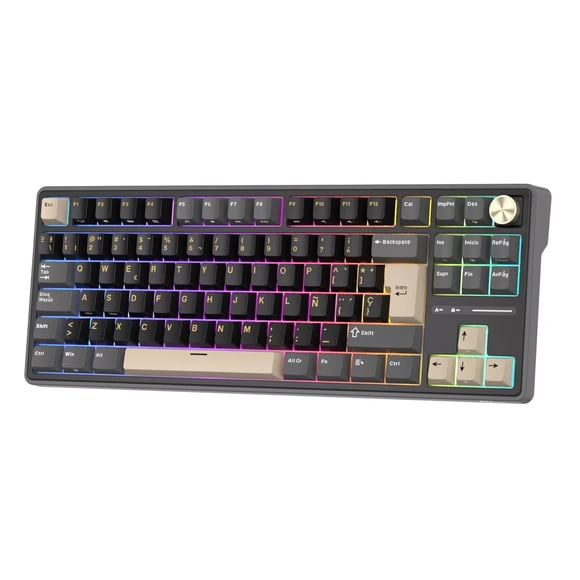 Teclado Mecánico RK R87 Pro Español RGB 75% Royal Kludge