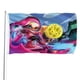 thumbnail image 1 of Splatoon Bandera impresa con temática, regalo perfecto para fanáticos, amigos y familiares, y adecuada para actividades al aire libre e interiores, decoraciones de fiesta. 120*180CM, 1 of 6