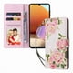 thumbnail image 1 of FOXDOCK Funda Tipo Cartera Floral para Samsung Galaxy A32 4G ,Funda con Tapa de Cuero PU, Protección Antigolpes con Ranuras para Tarjetas y Soporte, 1 of 5