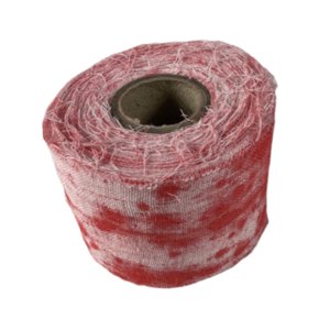 Magideal - Gasa Sangrienta Para Halloween, Tela Sangrienta Espeluznante Para Halloween, 10 M, Accesorio Fotográfico Práctico Y Aterrador, Decoración De Halloween 3 Cm X 10 M