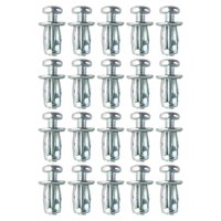 Ioensy - 20 Piezas Tornillo Petal Tool Jack Tuercas Para Metal Para Gabinetes De Pared Caligrafía 4X25Mm