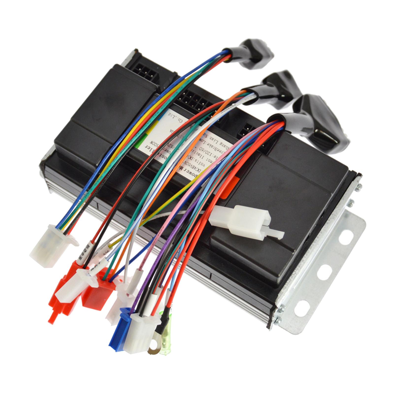 Magideal - Controlador De Bicicleta Eléctrica, Controlador De Motor De 48V 60V 72V 1500W Para Bicicleta Eléctrica Controlador De Bicicleta Eléctrica De Scooter D