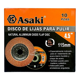 thumbnail image 2 of 10 Disco Flap Lija Traslapado Madera Hierro Grano 60 4.5 Pulg, 2 of 3
