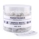 thumbnail image 1 of 500 conectores a tope termorretráctiles blancos de Haisstronica, calibre 26-24, aislantes, impermeables, conectores de empalme engarzado marinos y automotrices, 1 of 6