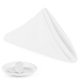 thumbnail image 1 of Servilletas de Tela PLOYMONO 43 cm (8 unidades) Poliéster Blanco, 1 of 9