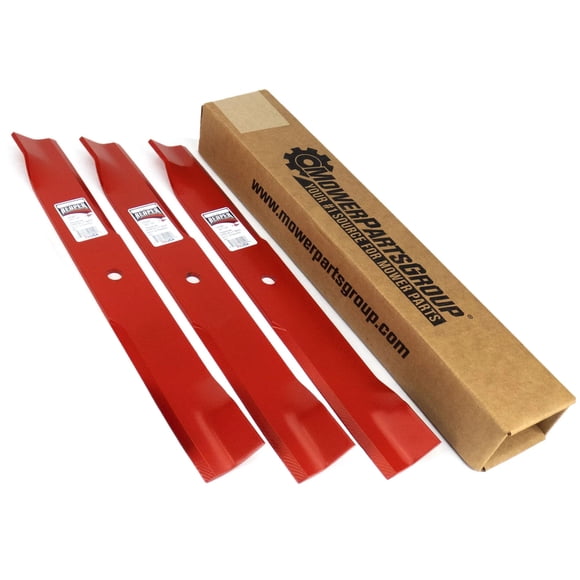 Cuchillas para cortacésped MowerPartsGroup Hustler Raptor SD de 60" - paquete de 3