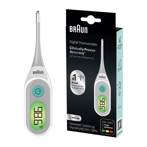 Termómetro Digital Braun Clínicamente Preciso Para Todas Las Edades