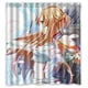 thumbnail image 1 of Cortina de ducha de dibujos animados de anime, juego de cortina de baño con ganchos, tamaño 66 x 72 pulgadas, 1 of 3