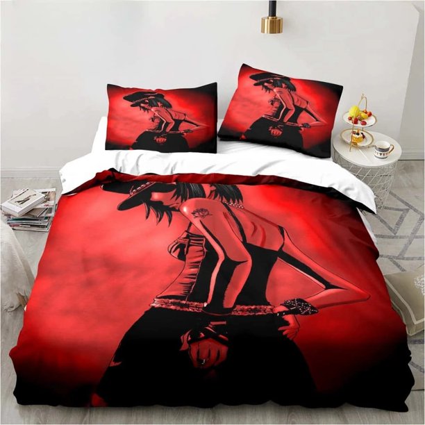 Cartoons Black Stone NANA Manga Bedding Set Bed Set Adult Kid Bedroom Duvet Cover Sets