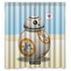 thumbnail image 1 of Cortina de ducha de Star Wars, juego de cortina de baño con ganchos, tamaño 66 x 72 pulgadas, 1 of 3