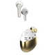 thumbnail image 2 of Auriculares Bluetooth inalámbricos Hello Kitty con micrófono integrado, color dorado, 2 of 6
