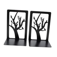 Magideal - 2 Sujetalibros De Metal Con Tapón Para Libros, Soporte Para Libros De Arte Abstracto Creativo, Sujetalibros Decorativos Para Decoración De Escritorio Estilo F