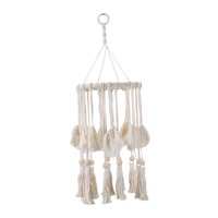 Ioensy - Tapiz Tejido Decorativo Con Pantalla De Lámpara Colgante Para Sala De Estar, Fiesta En La Oficina