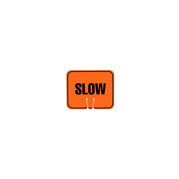 Señal de tráfico Cortina SLOW TRAFFIC 03-550-S 13x26 cm