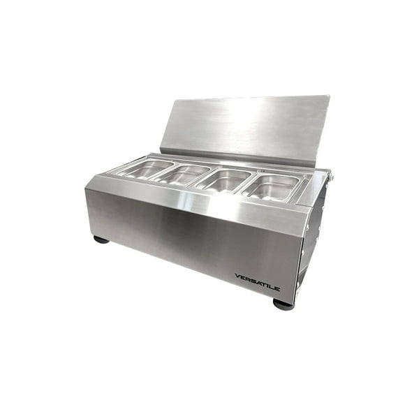 Salsero 4 estaciones de Sobremesa -inox